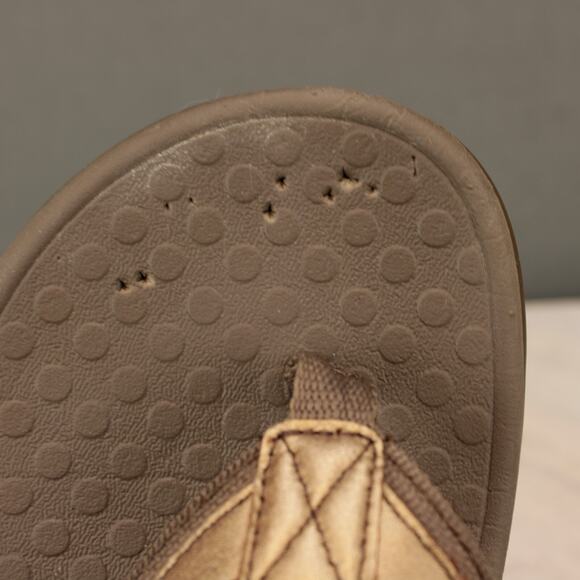 Vionic Sandals Womens 5 Brown Comfort Orthotic Flip Flops - Picture 10 of 10